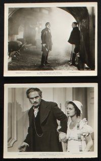 8a521 LES MISERABLES 8 8x10 stills '35 Fredric March, Charles Laughton, novel by Victor Hugo!