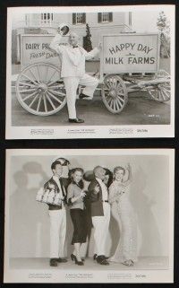 8a262 MILKMAN 25 8x10 stills '50 cool images of Donald O'Connor, Jimmy Durante, sexy Piper Laurie!