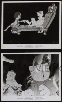 8a819 NINE LIVES OF FRITZ THE CAT 3 8x10 stills '74 AIP, Robert Crumb, great feline cartoon images