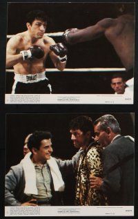 8a071 RAGING BULL 8 8x10 mini LCs '80 Martin Scorsese boxing classic, Robert De Niro, Joe Pesci!
