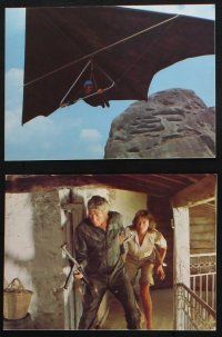 8a078 SKY RIDERS 8 color 8x10 stills '76 James Coburn, Susannah York, cool hang-gliding images!