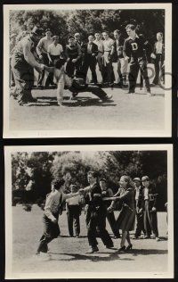 8a835 SPIRIT OF CULVER 3 8x10 stills '39 cool images of military cadet Jackie Cooper fighting!