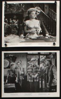 8a295 SPOILERS 20 8x10 stills '56 Anne Baxter, Jeff Chandler, Rory Calhoun, gambling scene!