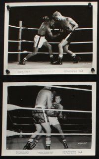 8a269 SQUARE JUNGLE 23 8x10 stills '56 boxing Tony Curtis fighting in the ring, Moore, Borgnine!