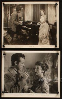 8a746 STATION WEST 4 8x10 stills '48 cowboy Dick Powell loves pretty Jane Greer, cool images!