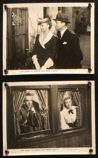 8a585 STORY OF VERNON & IRENE CASTLE 7 8x10 stills '39 great images of Fred Astaire & Ginger Rogers