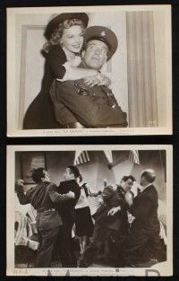 8a684 TOP SERGEANT 5 8x10 stills '42 Andy Devine, Leo Carrillo & Don Terry, pretty Elyse Knox!