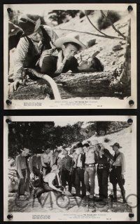 8a634 TRIGGER TRIO 6 8x10 stills R50 Ralph Byrd, The 3 Mesquiteers, cool western images!