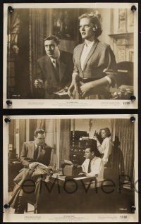 8a752 TURNING POINT 4 8x10 stills '52 William Holden, Edmond O'Brien, Alexis Smith, film noir!