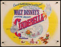 8b068 CINDERELLA 1/2sh R57 Walt Disney classic romantic musical fantasy cartoon!