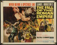 8b092 FALL OF THE ROMAN EMPIRE 1/2sh '64 Anthony Mann, Sophia Loren, cool gladiator artwork!