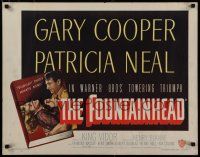 8b103 FOUNTAINHEAD 1/2sh '49 Gary Cooper & Patricia Neal in Ayn Rand's objectivist classic!