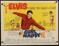 8b116 GIRL HAPPY 1/2sh '65 great image of Elvis Presley romancing Shelley Fabares, rock & roll!