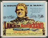 8b176 KENTUCKIAN style B 1/2sh '55 Kumme art of star & director Burt Lancaster, a mountain of a man!