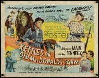 8b177 KETTLES ON OLD MacDONALD'S FARM 1/2sh '57 Marjorie Main & Parker Fennelly in the Ozarks!