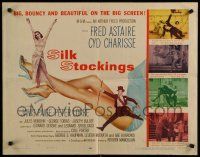 8b323 SILK STOCKINGS style B 1/2sh '57 musical version of Ninotchka w/ Fred Astaire & Cyd Charisse!