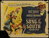 8b331 SONG OF THE SOUTH 1/2sh R56 Walt Disney, Uncle Remus, Br'er Rabbit & Br'er Bear!