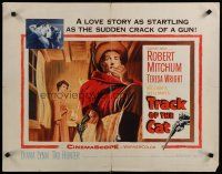 8b370 TRACK OF THE CAT 1/2sh '54 Robert Mitchum & Teresa Wright in a startling love story!