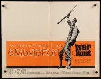 8b391 WAR HUNT 1/2sh '62 Robert Redford in his first starring role, war does strange things to men