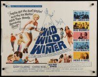 8b406 WILD WILD WINTER 1/2sh '66 half-clad teen skiier, Jay and The Americans & early rockers!