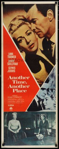 8b428 ANOTHER TIME ANOTHER PLACE insert '58 Lana Turner has an affair with young Sean Connery!