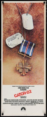 8b480 CATCH 22 insert '70 directed by Mike Nichols, based on the novel by Joseph Heller!