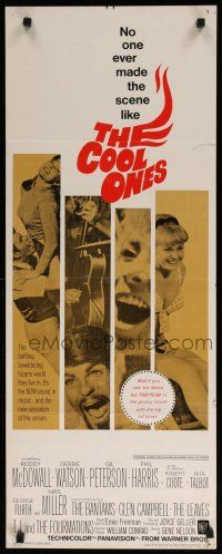 8b495 COOL ONES insert '67 Roddy McDowall in world of the Go-Go girls and get-get guys!