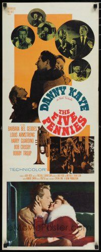8b534 FIVE PENNIES insert '59 Danny Kaye, Louis Armstrong & Barbara Bel Geddes!