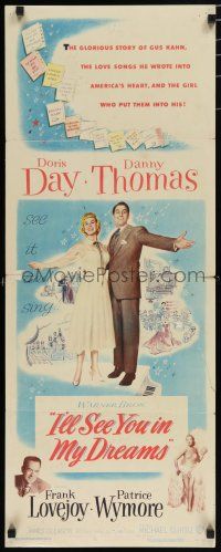 8b591 I'LL SEE YOU IN MY DREAMS insert '52 Doris Day & Danny Thomas are Makin' Whoopee!