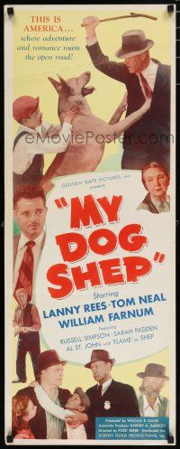 8b691 MY DOG SHEP insert '46 boy and his German Shepherd, Lanny Rees, Tom Neal!