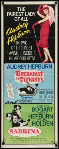 8b747 SABRINA/BREAKFAST AT TIFFANY'S insert '65 Audrey Hepburn is the fairest of them all!