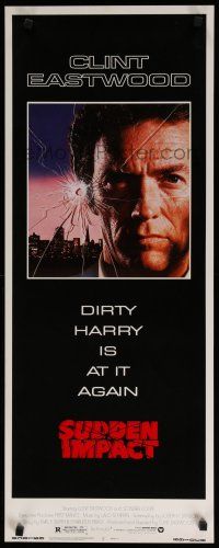 8b785 SUDDEN IMPACT insert '83 Clint Eastwood is at it again as Dirty Harry, great image!