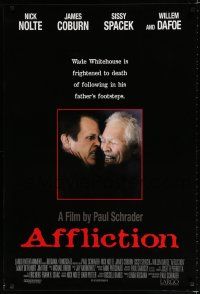 8c029 AFFLICTION int'l 1sh '97 Nick Nolte, James Coburn, directed by Paul Schrader