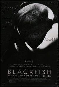 8c108 BLACKFISH DS 1sh '13 cool image of Sea World prisoner Tilikum!