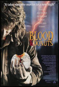 8c116 BLOOD & DONUTS 1sh '95 Gordon Currie, Louis Ferreira, Canadian horror comedy!