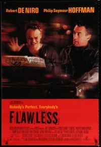 8c276 FLAWLESS 1sh '99 Joel Schumacher, Robert De Niro, Philip Seymour Hoffman!