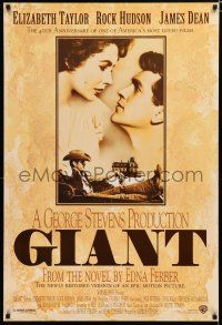8c300 GIANT 1sh R96 James Dean, Elizabeth Taylor, Rock Hudson, directed by George Stevens!
