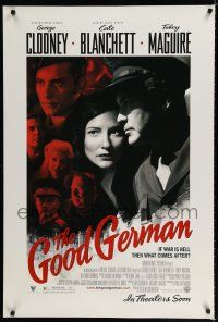 8c310 GOOD GERMAN advance DS 1sh '06 Steven Soderbergh directed, Clooney & pretty Cate Blanchett!