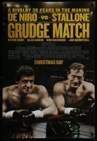 8c322 GRUDGE MATCH advance DS 1sh '13 Robert De Niro & Sylvester Stallone in boxing ring!