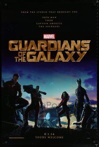 8c324 GUARDIANS OF THE GALAXY teaser DS 1sh '14 Marvel Comics sci-fi!