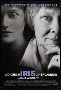8c389 IRIS 1sh '01 extreme close-ups of Judi Dench & Kate Winslet!