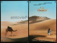 8c393 ISHTAR set of 2 1shs '87 wacky Warren Beatty & Dustin Hoffman in desert!