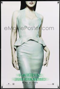 8c509 MATRIX RELOADED teaser DS 1sh '03 full-length sexy Monica Bellucci as Persephone!