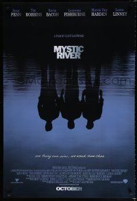 8c548 MYSTIC RIVER advance DS 1sh '03 Sean Penn, Tim Robbins, directed by Clint Eastwood!