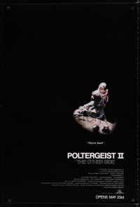 8c591 POLTERGEIST II advance 1sh '86 Heather O'Rourke, The Other Side, they're baaaack!