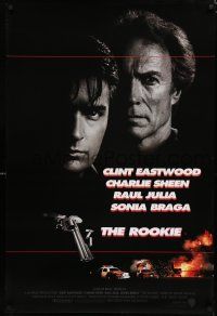 8c649 ROOKIE int'l 1sh '90 Clint Eastwood directs & stars, Charlie Sheen, Raul Julia