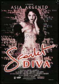 8c660 SCARLET DIVA 1sh '00 super sexy Asia Argento writes, directs & stars, Italian horror!