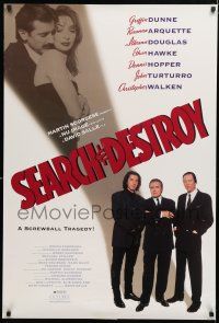 8c664 SEARCH & DESTROY 1sh '95 Dennis Hopper, Rosanna Arquette, a screwball tragedy!