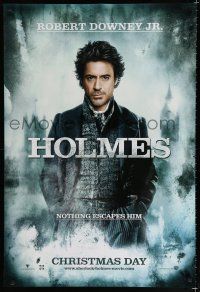 8c670 SHERLOCK HOLMES teaser DS 1sh '09 Guy Ritchie directed, Robert Downey Jr in the title role!