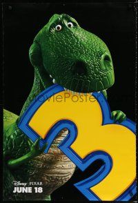 8c774 TOY STORY 3 advance DS 1sh '10 Disney & Pixar, close-up of dinosaur Rex!